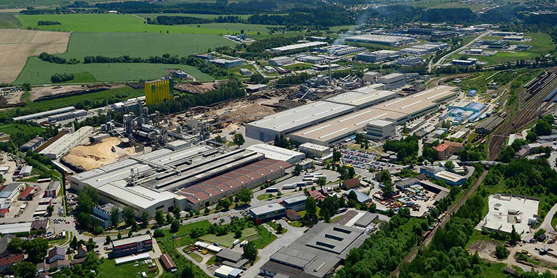  Image of kronospan, worlds largest manufacturer of wood based panels and their factory.