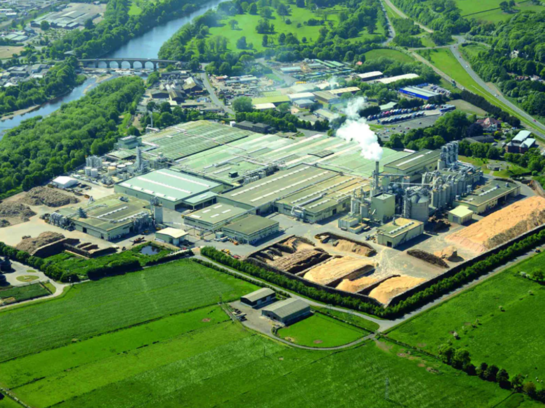 Image showing Egger's UK manufacturing site at Hexham.